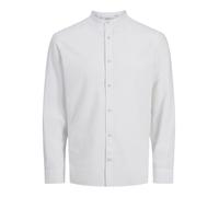 JACK & JONES JJESUMMER - Maglietta LS SN, Bianco, L