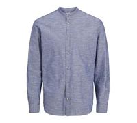JACK & JONES JJESUMMER - Maglietta LS SN, Denim Sbiadito, S