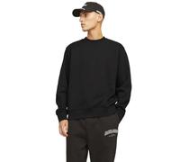 JACK & JONES Jjeurban Edge Sweat Crew Neck Noos Maglia di Tuta, Nero, S Uomo