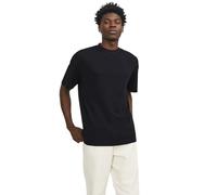 Jack & Jones - T-shirt nera oversize pesante 200 gsm-Nero L