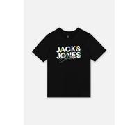Jack & Jones - Jjgeplas Tee Ss Crew Neck Jnr Nero - Abbigliamento 12A Nero