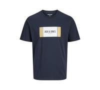 JACK & JONES Jjhayato Tee S Crew Neck BTS, Sky Captain, M