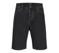 Jack & Jones - Alex - Pantaloncini di jeans larghi neri-Nero XS
