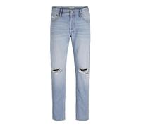 JACK & JONES Jjichris Jjoriginal SBD 921 SN Jeans, Blu Denim, 28W x 32L Uomo