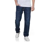 JACK & JONES JJICLARK Jeans da uomo stretch lungo Straight Fit Jeans Pantaloni Denim Blu Nero 30 31 32 33 34 36 38, Blue Denim (Cb 142), 31W x 30L