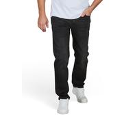 JACK & JONES JJICLARK Jeans da uomo stretch lungo Straight Fit Jeans Pantaloni Denim Blu Nero 30 31 32 33 34 36 38, Nero (Cb 137), 34W x 34L