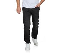 JACK & JONES JJICLARK Jeans da uomo stretch lungo Straight Fit Jeans Pantaloni Denim Blu Nero 30 31 32 33 34 36 38, Nero (Cb 137), 32W x 34L