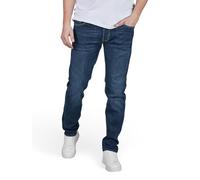JACK & JONES JJIGLENN Jeans Uomo Stretch Slim Fit Jeans Pantaloni Denim Blu Nero 30 31 32 33 34 36 38, 32W x 34L