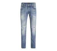 JACK & JONES Jjiglenn Jjfox CB 043 50sps SN Jeans, Blu Denim, 32W x 32L Uomo