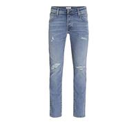 JACK & JONES Jjiglenn Jjfox CB 108 SN Jeans, Blu Denim, 28W x 32L Uomo