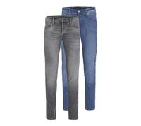 JACK & JONES Jjiglenn Jjoriginal Sq 223/Sq 349 2Pk MP, Blu Denim, 32W x 34L (Pacco da 2) Uomo