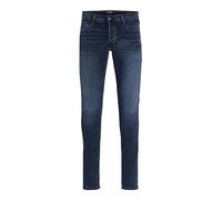 JACK & JONES Jjiglenn Uomo Jeans Blu Scuro W36L32 70% Cotone, 28% Poliestere, 2% elasthane Slim Fit