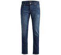JACK & JONES Jjimike Jjoriginal Am 814 Jeans, Blue Denim, 36W / 34L Uomo