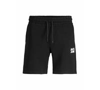JACK & JONES JJINEWSOFT Sweat Shorts GMS Pantaloncini, Black, M Uomo