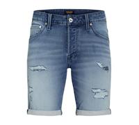Jack & Jones Rick Con I.kge 136 Denim Shorts Blu L Uomo