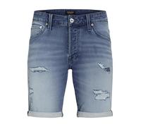 JACK&JONES JJIRICK JJICON I.K. Pantaloncini MF 136 SN, Blu Denim, S