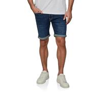JACK & JONES JJIRICK Pantaloncini da uomo, elasticizzati, corti, elasticizzati, vestibilità normale, vestibilità normale, pantaloncini, bermuda estivi, denim, tinta unita, nero, blu, S, M, L, XL, XXL,