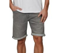 JACK & JONES JJIRICK - Pantaloncini elasticizzati, corti, stile bermuda, estivi, denim, tinte uniche, taglie S, M, L, XL, XXL