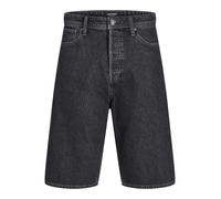 JACK & JONES Jjiron Jjoriginal Pantaloncini Sq 730 SN, Denim Nero, S