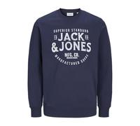 JACK & JONES Jjjeans Sweat O-Neck Maglia di Tuta, Blazer Blu Marine, S Uomo