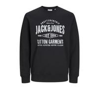JACK & JONES Jjjeans Sweat O-Neck Maglia di Tuta, Nero, S Uomo