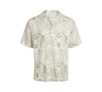 JACK & JONES Jjjeff Floral AOP Resort Shirt SS Camicia, Crockery, M Uomo