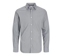 JACK & JONES Jjmatheo-Maglietta con Stampa dettagliata, Taglia L Camicia Casual, Bianco, S Uomo