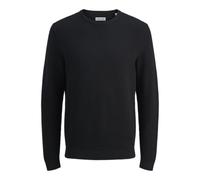 JACK & JONES Jjotto Knit Crew Neck Aw25, Nero, M