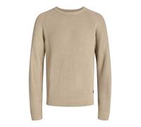 JACK & JONES Jjpannel Knit Crew Neck Aw25, Crockery, S