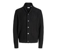 JACK & JONES Jjpaul Knit Shawl Cardigan, Nero, S