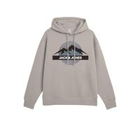 JACK & JONES Jjpeak-Felpa con Cappuccio, Raggio di Luna, L Uomo