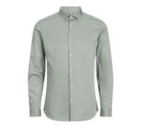 JACK & JONES Jjprparma-Maglietta L/S Noos Camicia a Maniche Lunghe, Iceberg Green/Fit: Super Slim, L Uomo