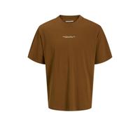 JACK & JONES Jjrikkie Tee SS Crew Neck, Monks Robe., S