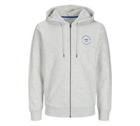 Jack & Jones Simon Full Zip Sweatshirt Grigio XL Uomo