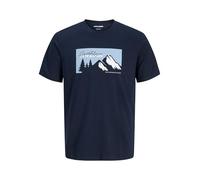 JACK & JONES Jjsun Tee SS Crew Neck Pls - Plus Size, Sky Captain, 5XL