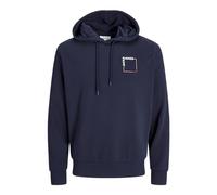 JACK & JONES Jjverner - Felpa con Cappuccio, Sky Captain, S