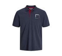 JACK & JONES Jjverner Polo SS, Sky Captain, M Uomo