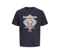 Jack&Jones Jjxmas One Color Funny Tee SS Crew Neck, Sky Captain, M