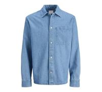 JACK & JONES Jjzac Denim - Maglietta da Donna, Mix Blu Chiaro, M