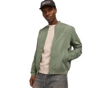 JACK & JONES Jjzack Bomber 100% Poliestere, Agave Green, M Uomo