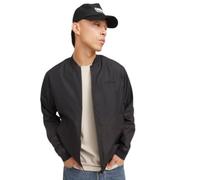 JACK & JONES Jjzack Bomber 100% Poliestere, Nero, S Uomo