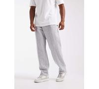 Jack & Jones - Joggers con fondo ampio grigio mélange con pinces XS