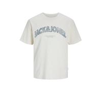 JACK & JONES Joralmeria Bold Branding Tee SS CN Pls, Bianco Antico, XXXXL