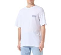 JACK & JONES JORANCIENT Tee SS Crew Neck TG, Bianco Brillante/Stampa: Vacation, XS