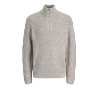 JACK & JONES Jorbleecker Knit Half Zip BF, Sale Sea Salt/Black, S