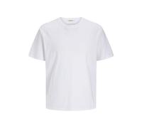 JACK & JONES Jorcanggu Summer Blank Tee SS Crew Neck, Bianco, L
