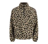 JACK & JONES Jorcheetah Teddy Half Zip Hn T25, Castor Gray., L