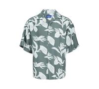 JACK & JONES JOREASTER Marshall AOP Shirt SS, Laurel Wreath, XL