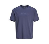 JACK&JONES Jorfrederiksberg Tee S Crew Neck Noos, Nightshadow Blue, S