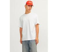 Jack & Jones - Jorfrederiksberg Tee Ss Crew Neck Noos Bianco - Abbigliamento M Bianco